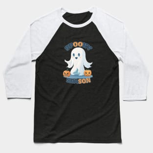 HALLOWEEN cute spooky season ghost Baseball T-Shirt